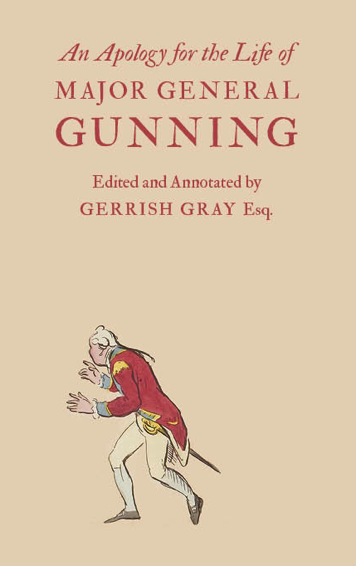 Apology for the Life of Major General Gunning